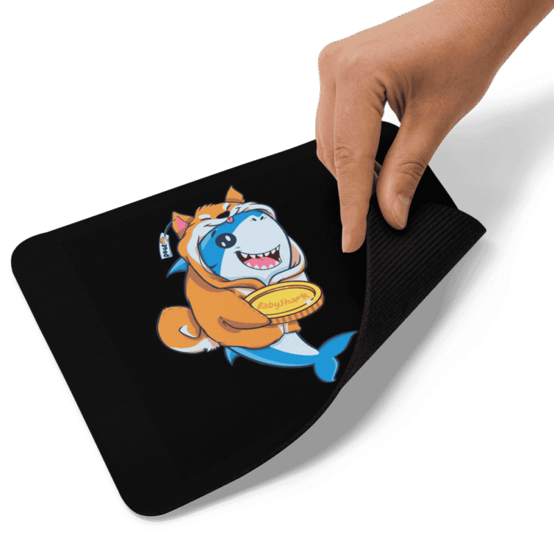 Baby Doge & Baby Shark Mouse Pad