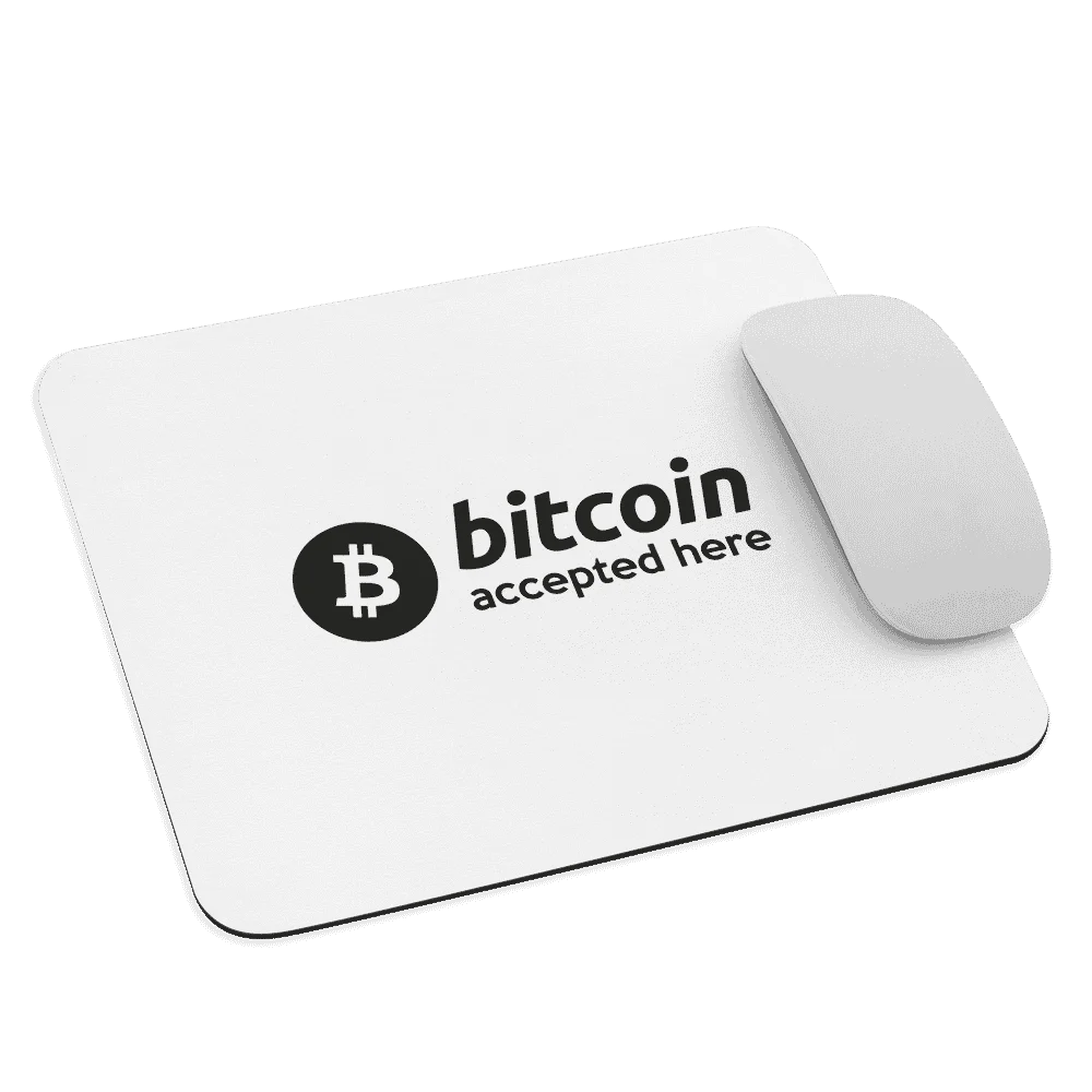 Bitcoin Accepted Here Mouse Pad - Image 3