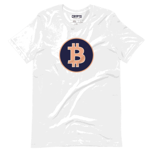 Bitcoin Dark Blue Circle Logo T-Shirt