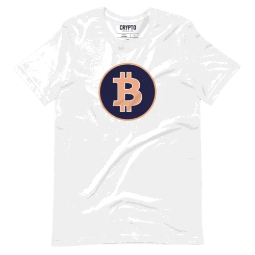 Bitcoin Dark Blue Circle Logo T-Shirt