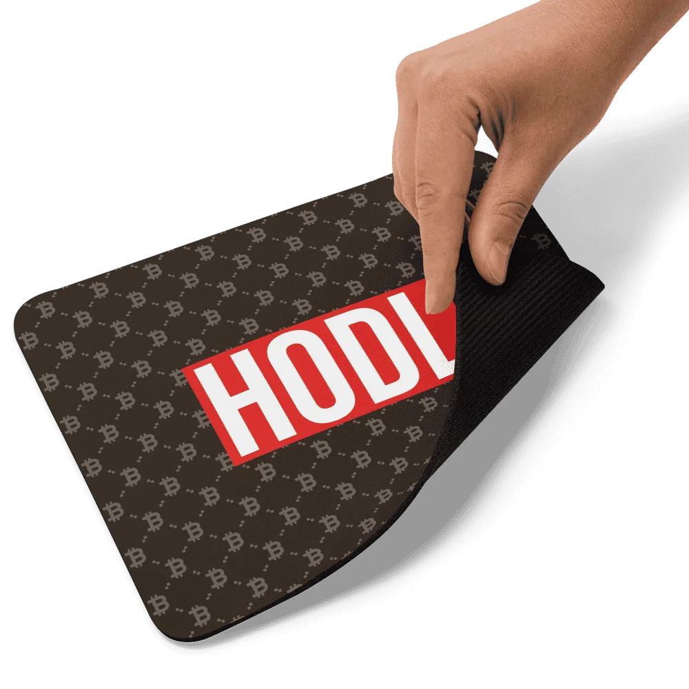 Bitcoin Fashion x HODL Mouse Pad - Image 4