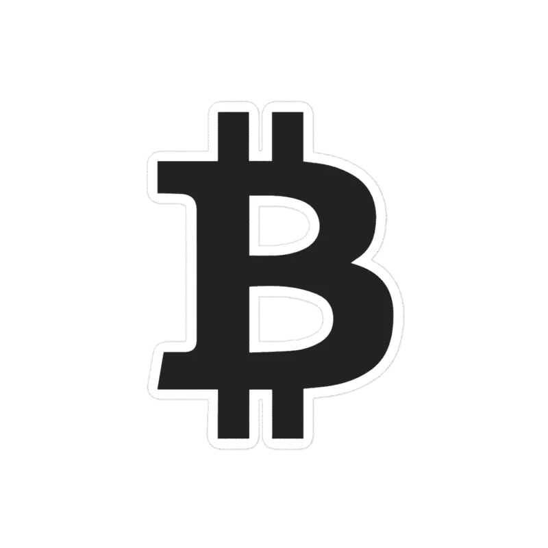 Bitcoin Large Logo Sticker