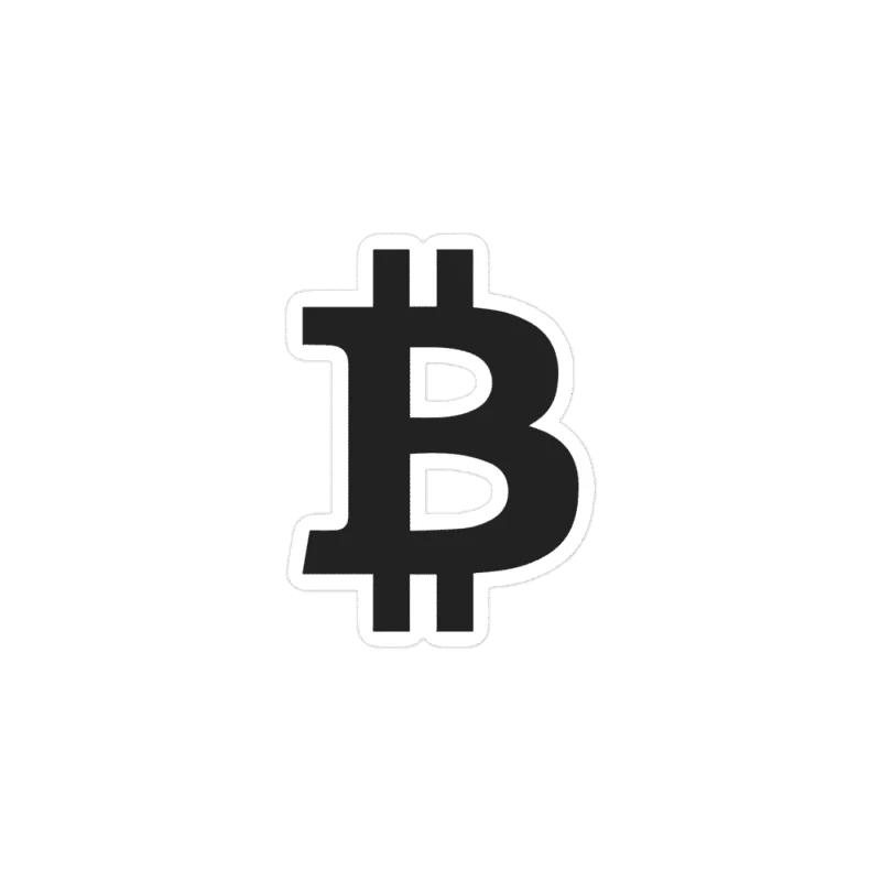 Bitcoin Large Logo Sticker