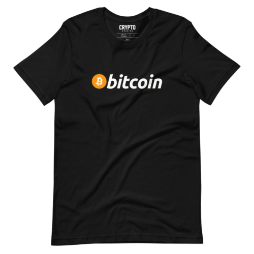 Bitcoin Logo Classic Black T-Shirt