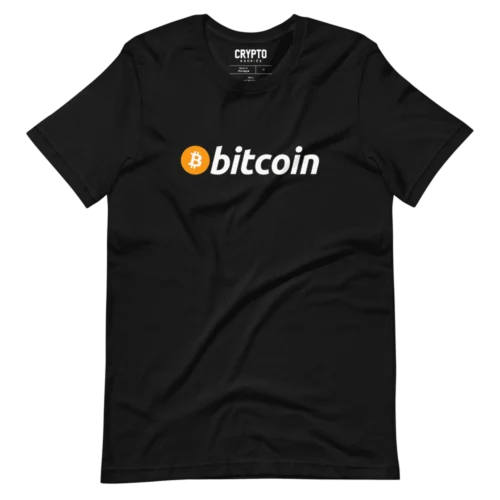 Bitcoin Logo Classic Black T-Shirt