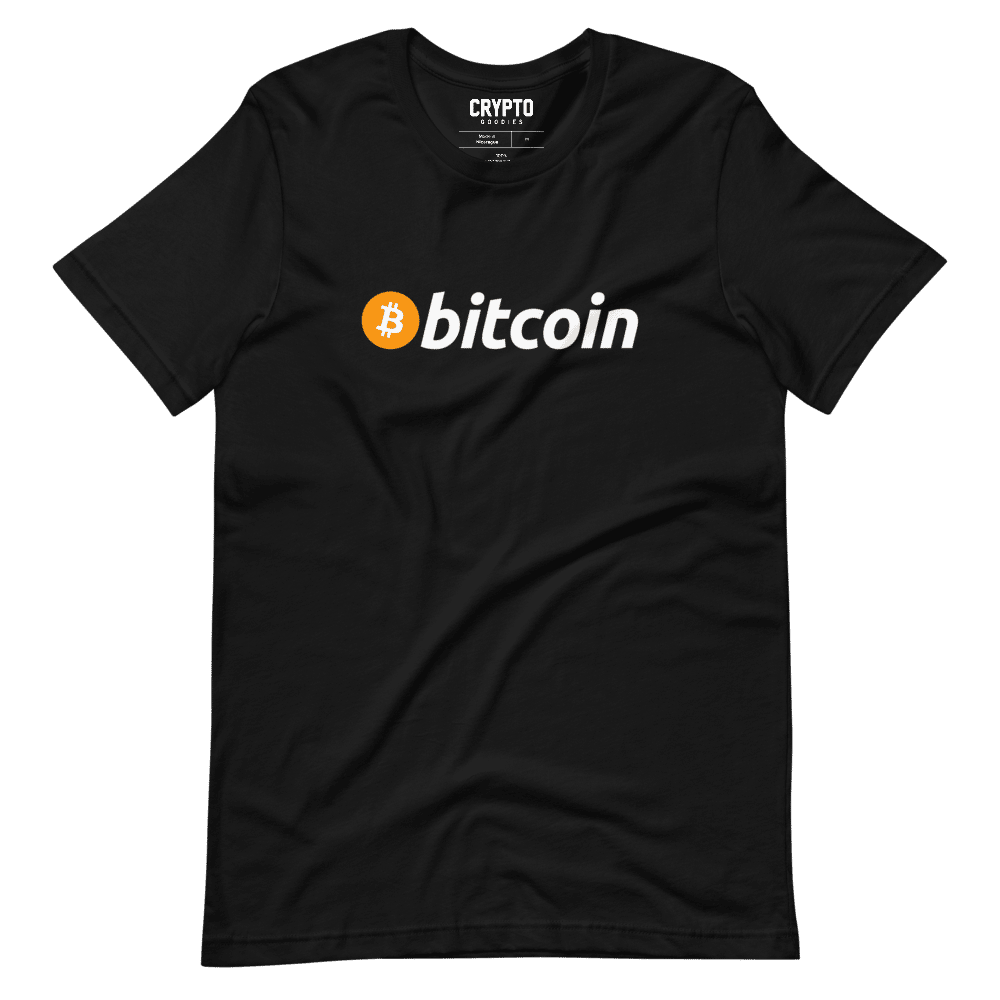 Bitcoin Logo Classic Black T-Shirt