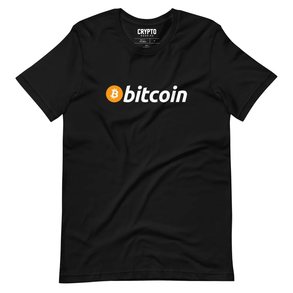 Bitcoin Logo Classic Black T-Shirt
