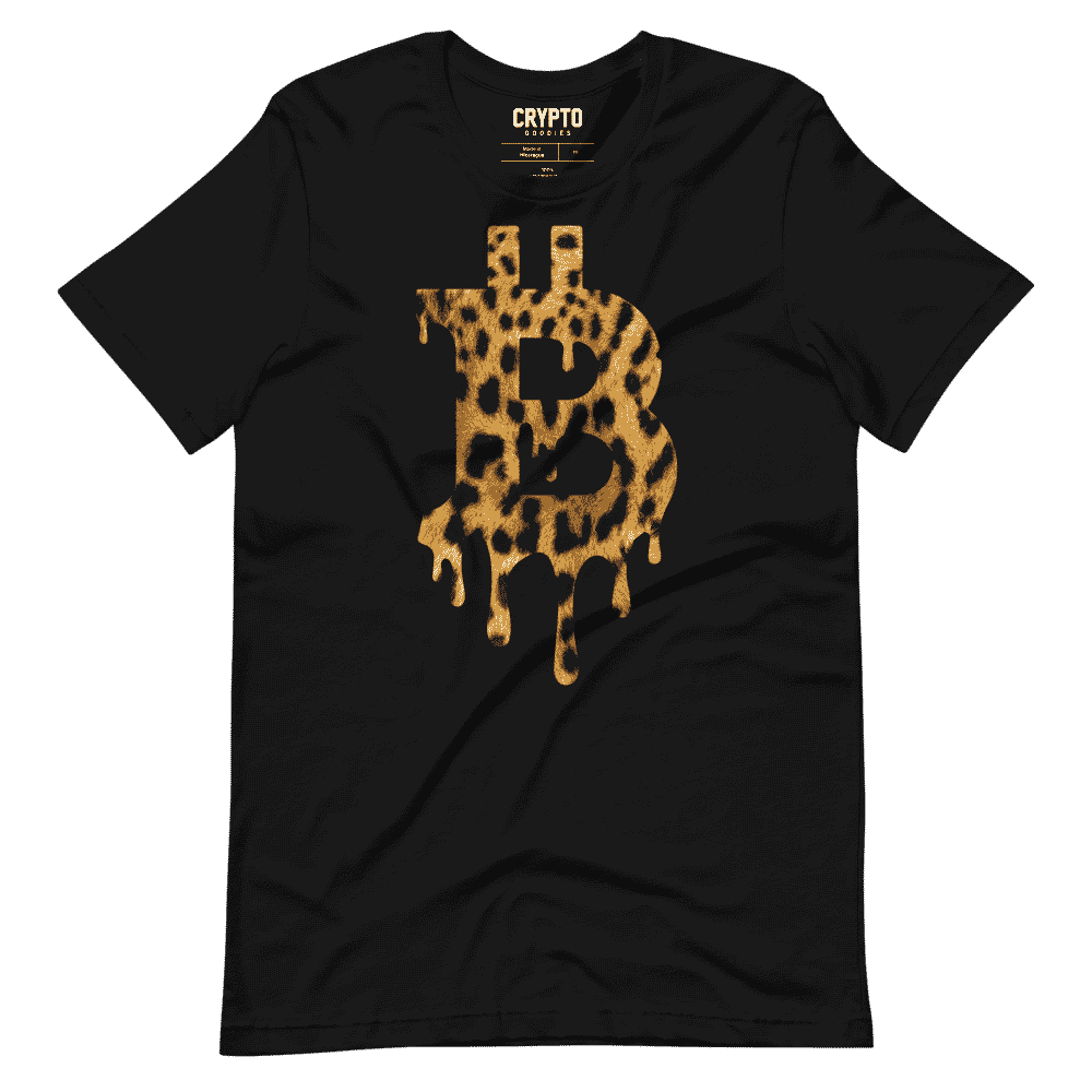 Bitcoin Melting Leopard T-Shirt