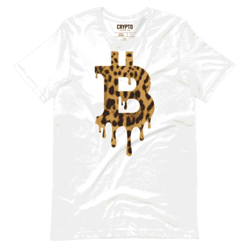 Bitcoin Melting Leopard T-Shirt