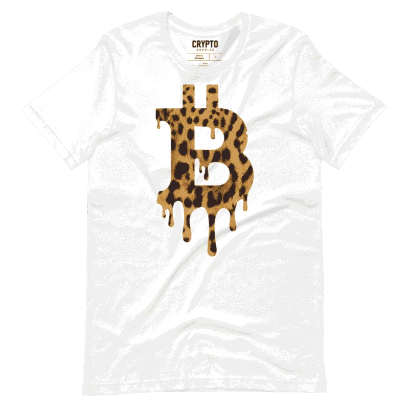 Bitcoin Melting Leopard T-Shirt