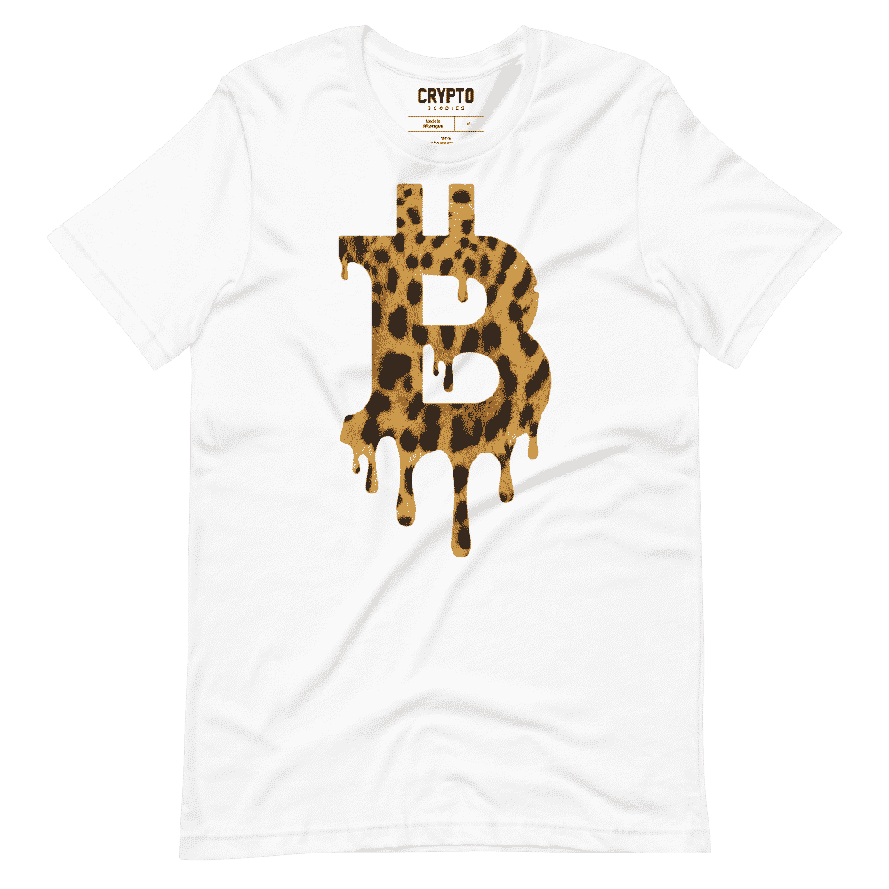 Bitcoin Melting Leopard T-Shirt