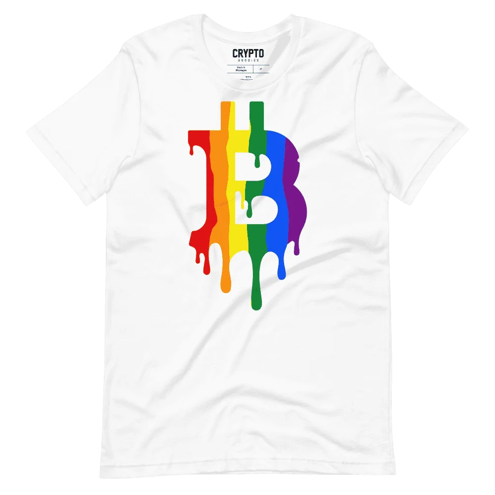 Bitcoin Melting Rainbow T-Shirt