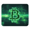 Bitcoin x Electro Green Mouse Pad