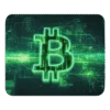 Bitcoin x Electro Green Mouse Pad