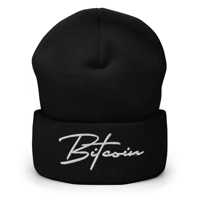 Bitcoin x Rare Cuffed Beanie
