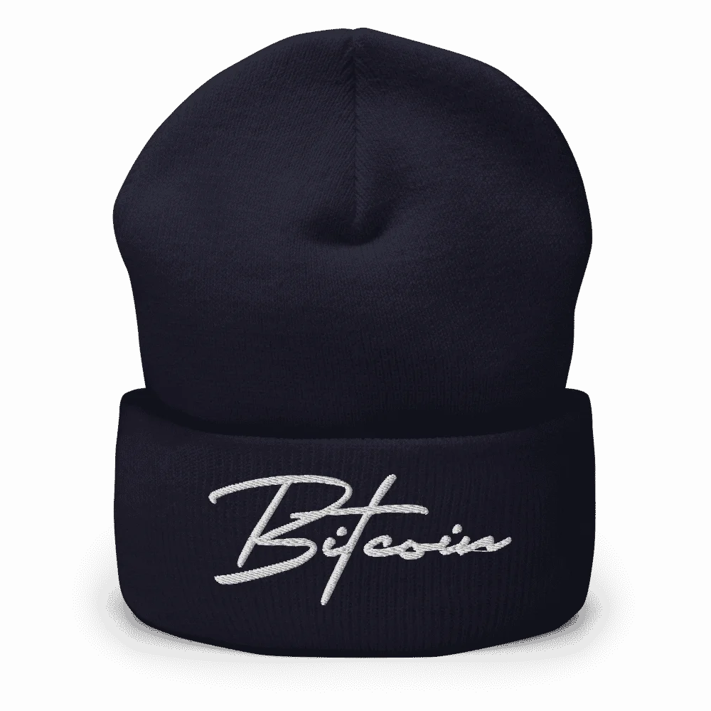 Bitcoin x Rare Cuffed Beanie - Image 3