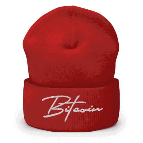 Bitcoin x Rare Cuffed Beanie