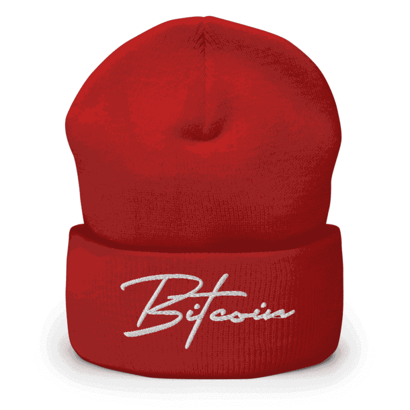 Bitcoin x Rare Cuffed Beanie