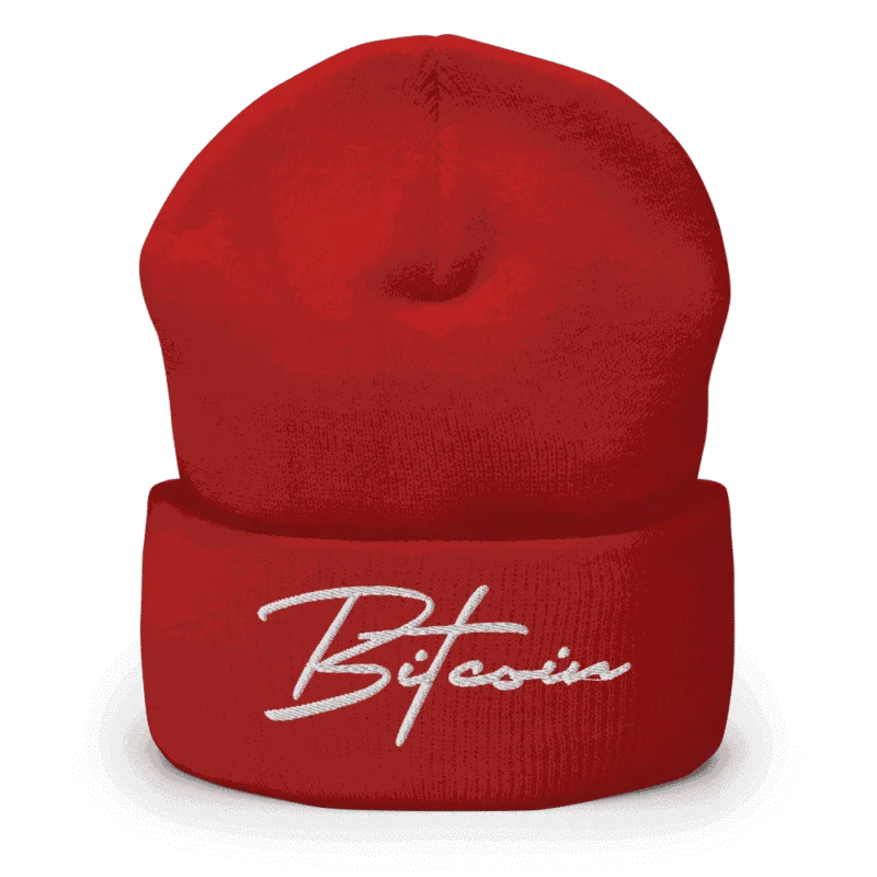 Bitcoin x Rare Cuffed Beanie