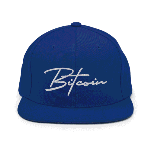Bitcoin x Rare Snapback Hat