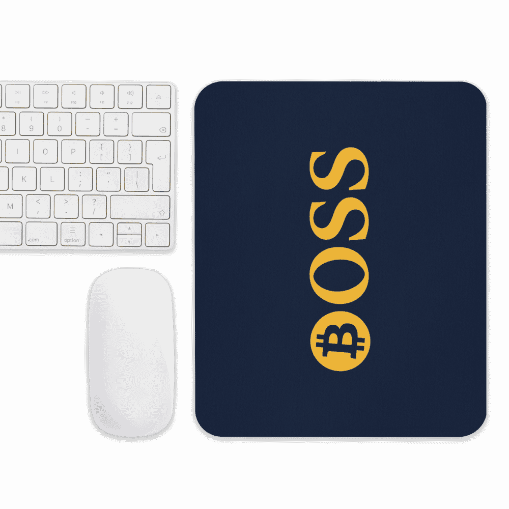 Boss X Bitcoin Mouse Pad