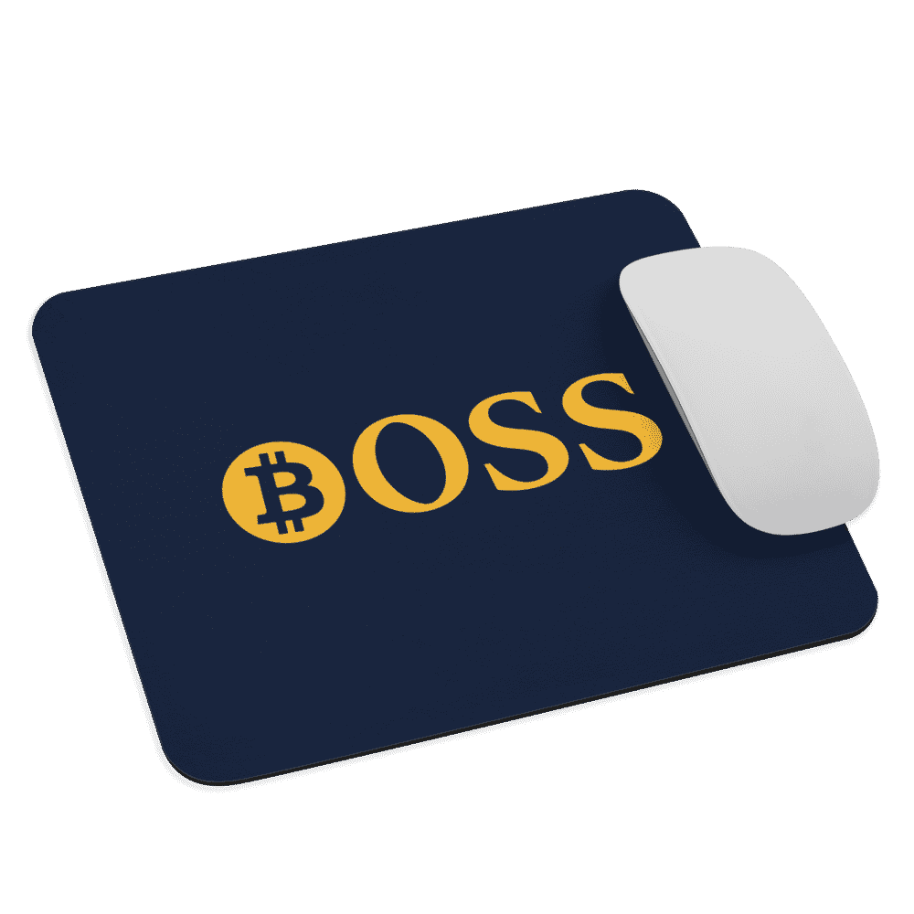 BOSS x Bitcoin Mouse Pad