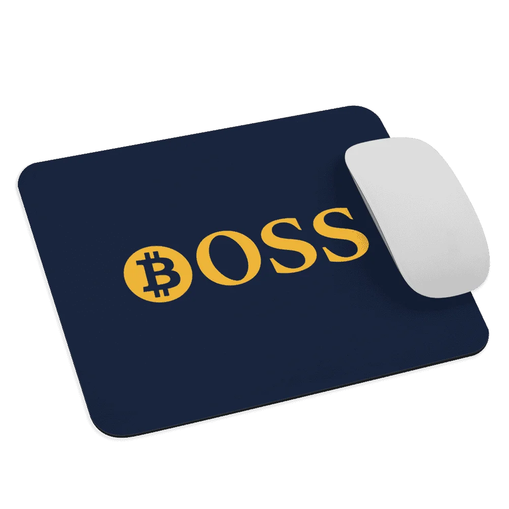 BOSS x Bitcoin Mouse Pad - Image 3