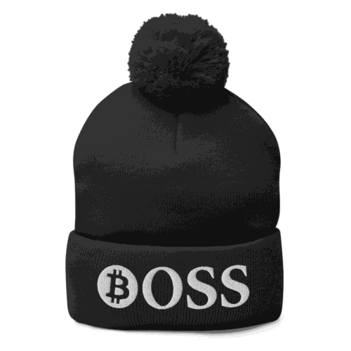 BOSS x Bitcoin Pom-Pom Beanie
