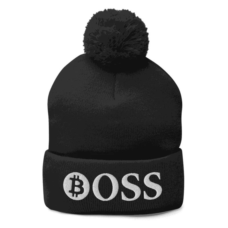 BOSS x Bitcoin Pom-Pom Beanie
