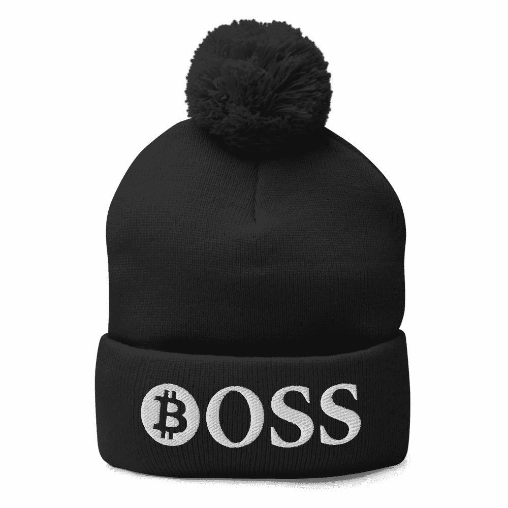 BOSS x Bitcoin Pom-Pom Beanie