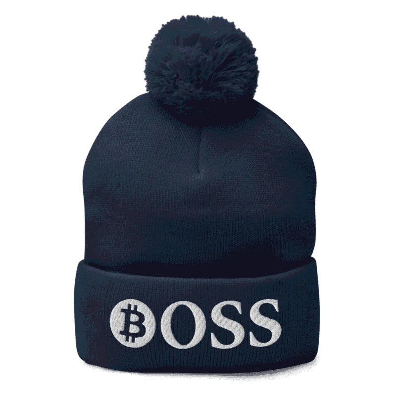 BOSS x Bitcoin Pom-Pom Beanie