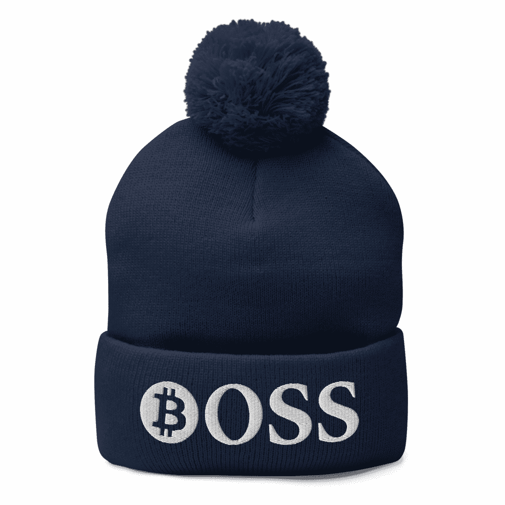 BOSS x Bitcoin Pom-Pom Beanie