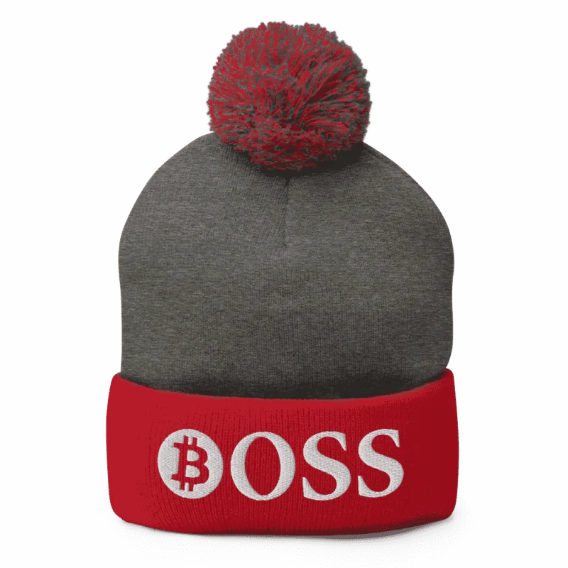 BOSS x Bitcoin Pom-Pom Beanie