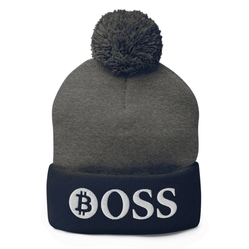 BOSS x Bitcoin Pom-Pom Beanie