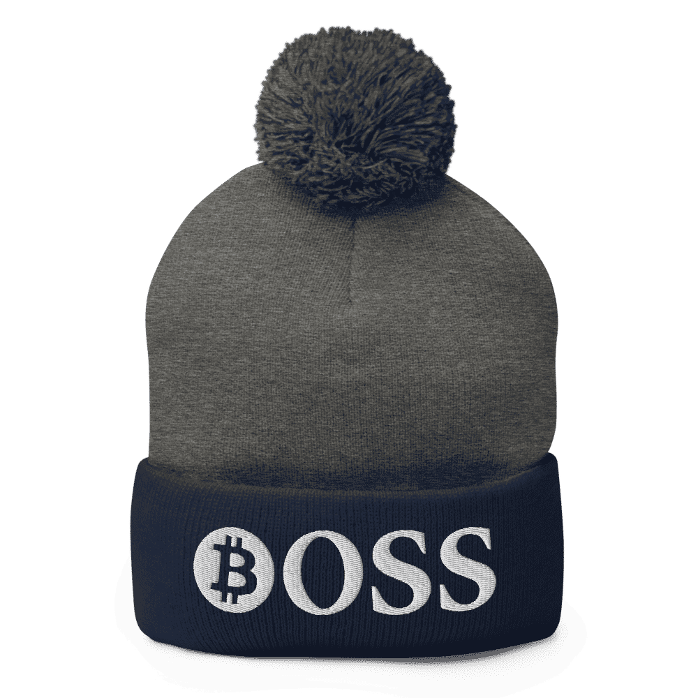 BOSS x Bitcoin Pom-Pom Beanie