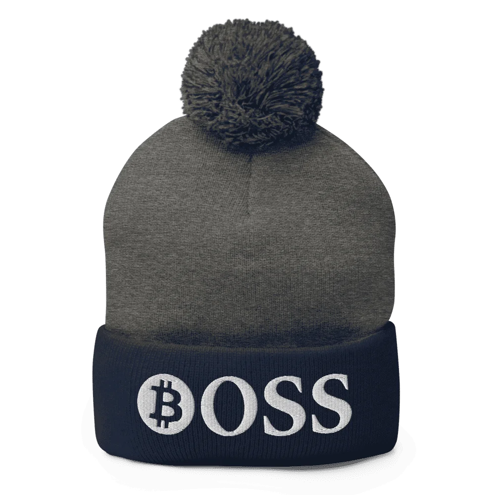BOSS x Bitcoin Pom-Pom Beanie - Image 5