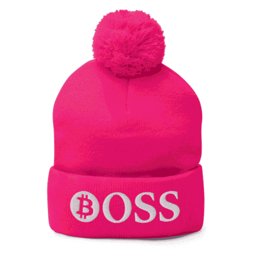 BOSS x Bitcoin Pom-Pom Beanie