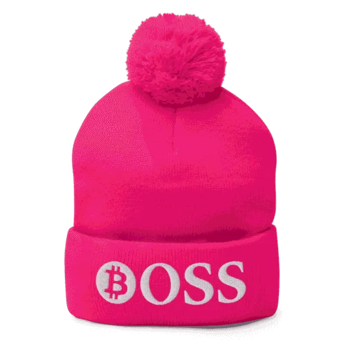 BOSS x Bitcoin Pom-Pom Beanie
