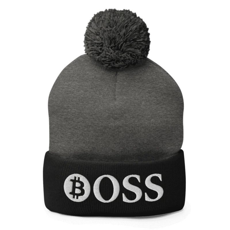 BOSS x Bitcoin Pom-Pom Beanie