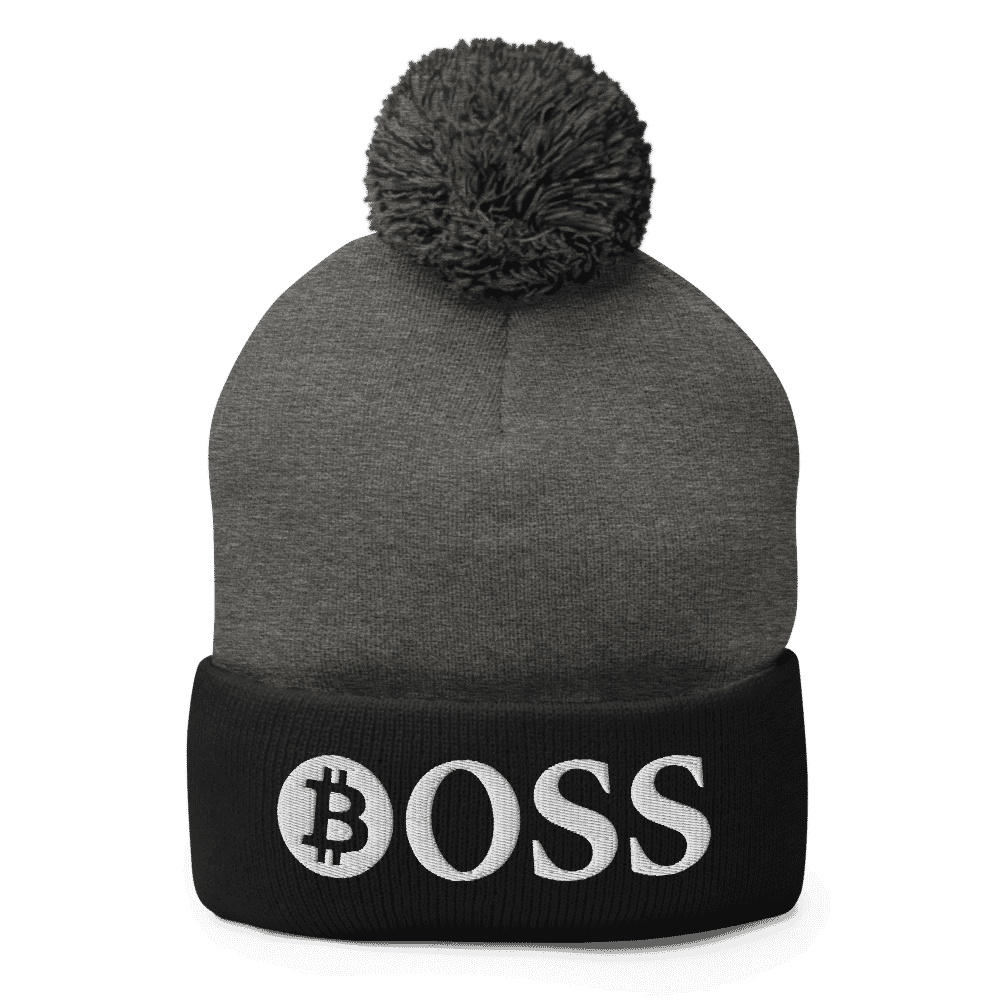 BOSS x Bitcoin Pom-Pom Beanie