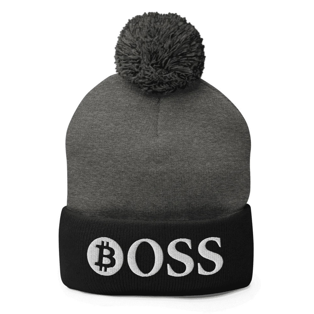 BOSS x Bitcoin Pom-Pom Beanie - Image 6