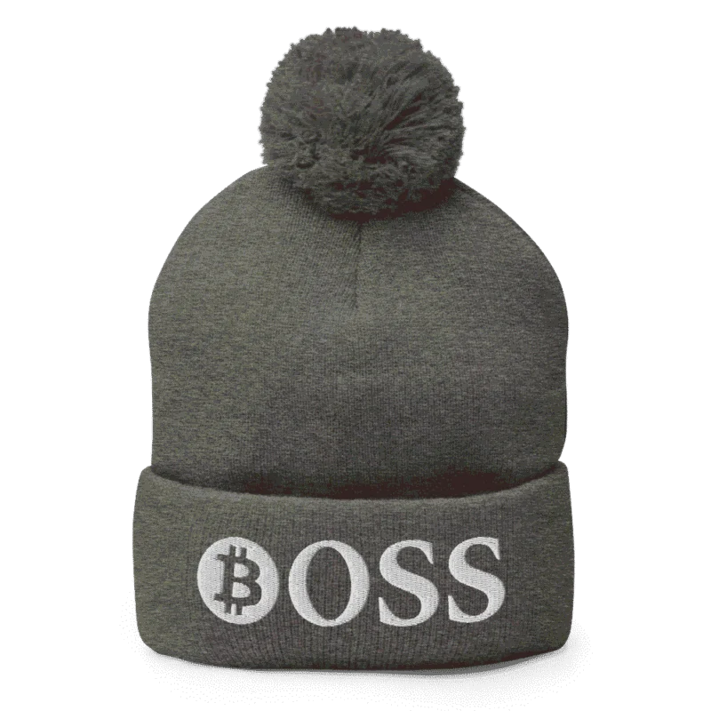 BOSS x Bitcoin Pom-Pom Beanie