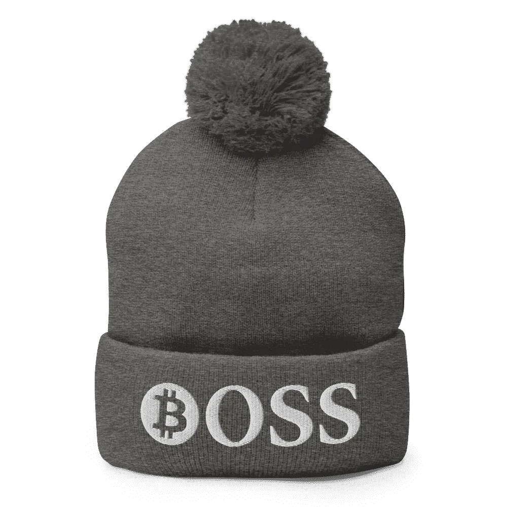 BOSS x Bitcoin Pom-Pom Beanie - Image 7