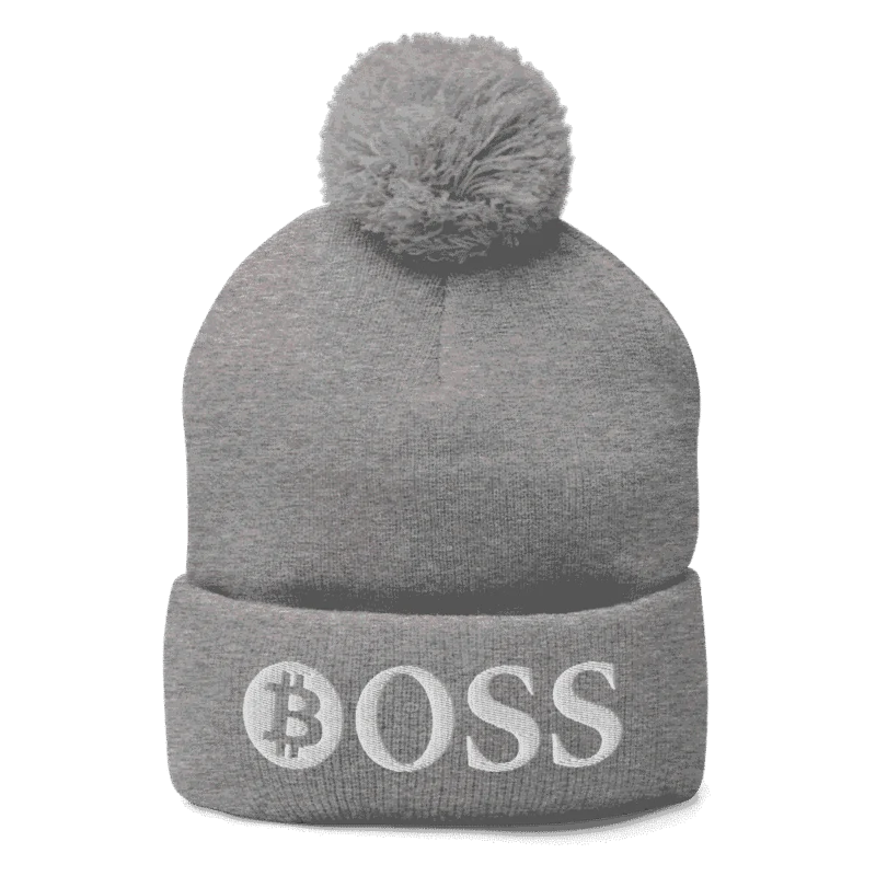 BOSS x Bitcoin Pom-Pom Beanie