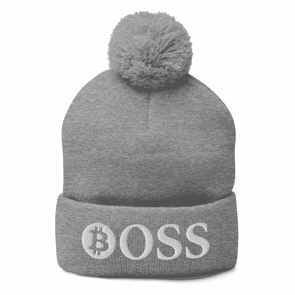 BOSS x Bitcoin Pom-Pom Beanie