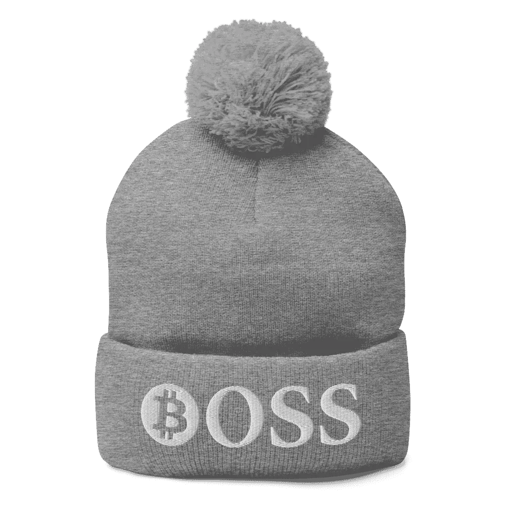 BOSS x Bitcoin Pom-Pom Beanie - Image 8