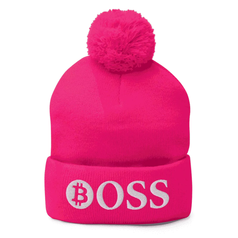 BOSS x Bitcoin Pom-Pom Beanie
