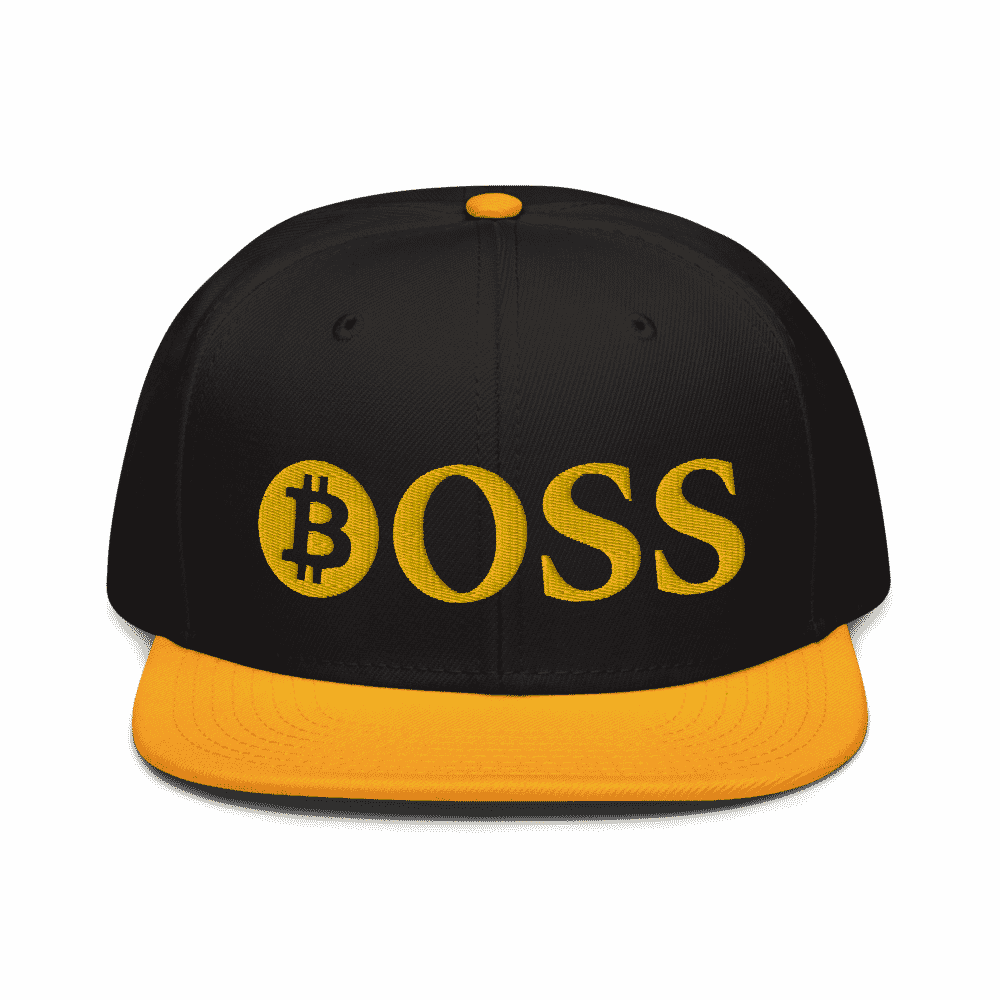 Boss X Bitcoin Snapback Hat