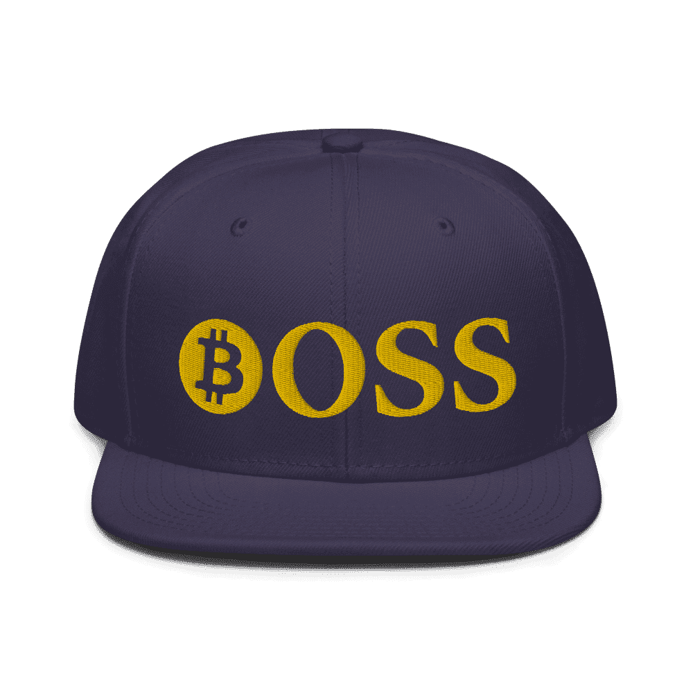 BOSS x Bitcoin Snapback Hat
