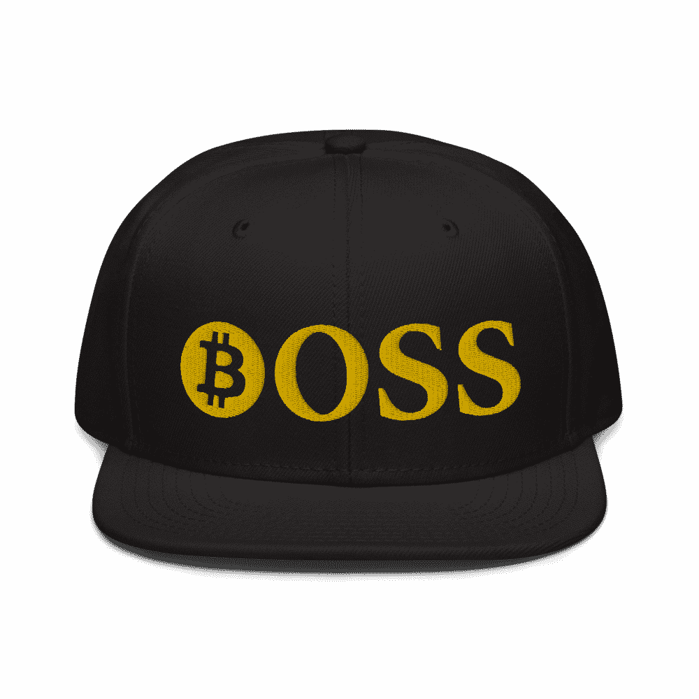 Boss X Bitcoin Snapback Hat